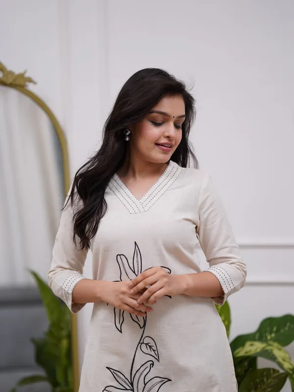Libas_Beige_Cotton_Blend_Embroidered_Kurta_Palazzo_Set_with_Dupatta