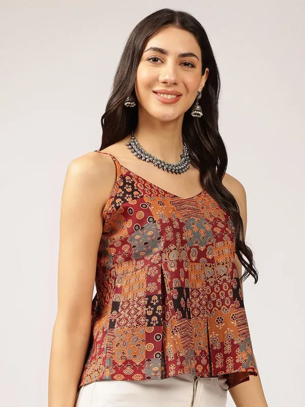 Ethnic_Printed_Sleeveless_Cotton_Peplum_Crop_Top