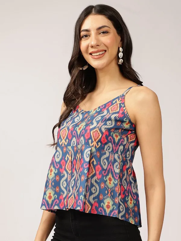 Ethnic_Printed_Sleeveless_Cotton_Peplum_Crop_Top