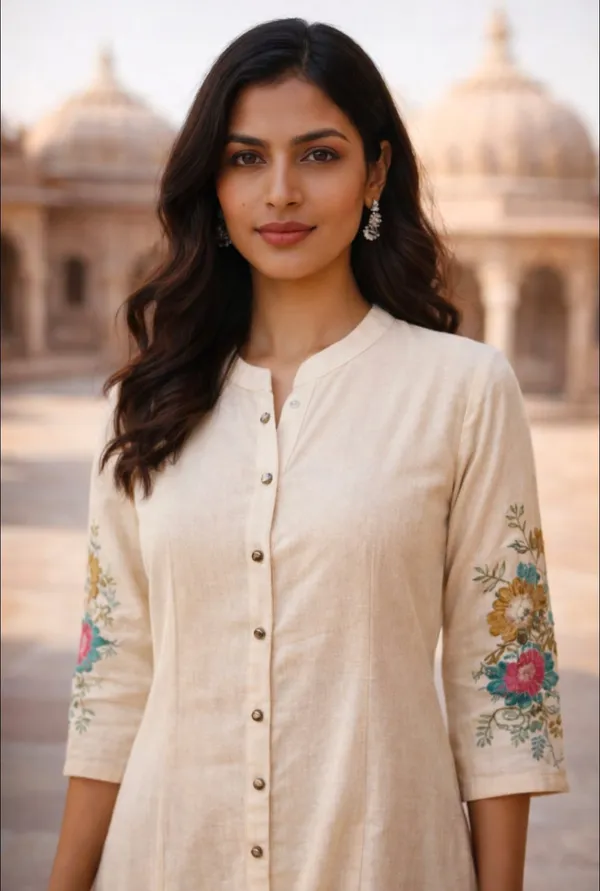 Off_White_Cotton_Flex_Kurta_Set