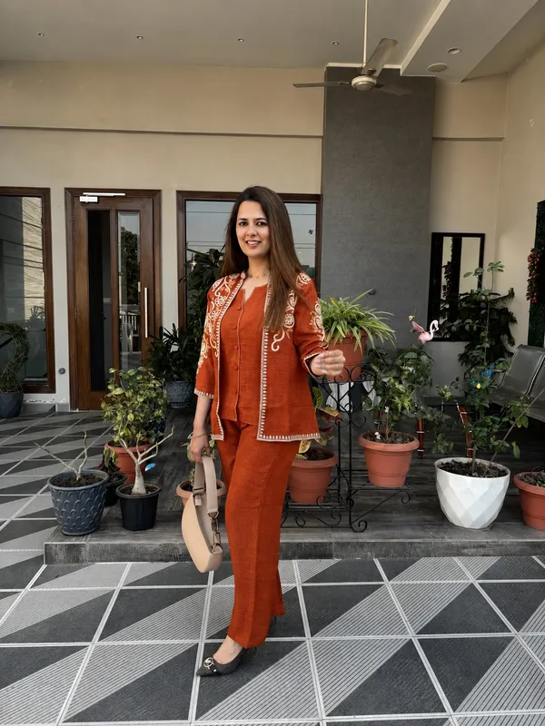 rust-orange_3-piece_co-ord_set