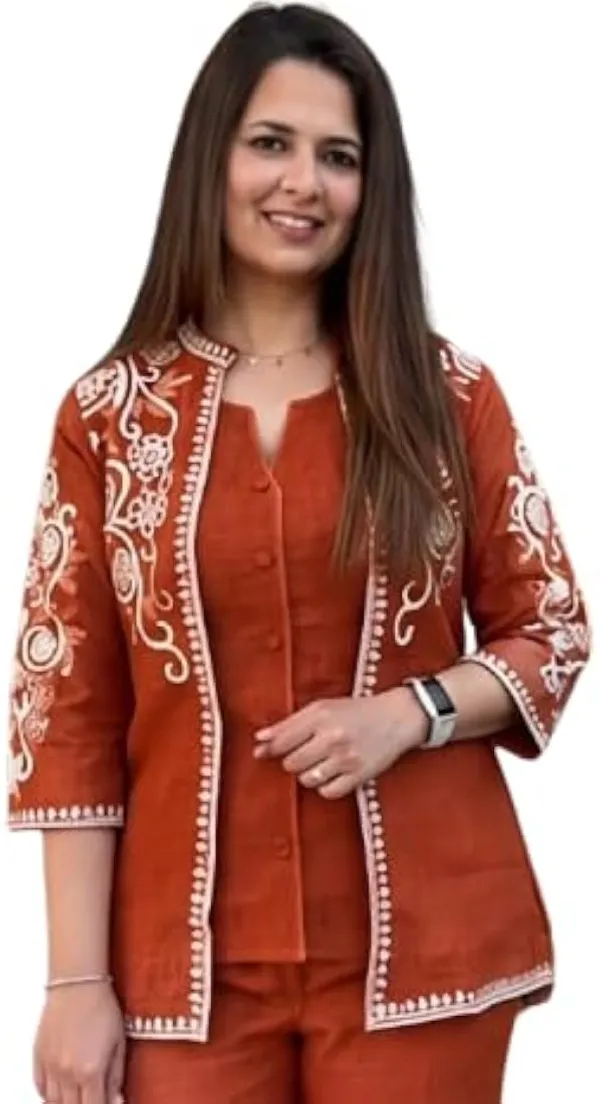 rust-orange_3-piece_co-ord_set