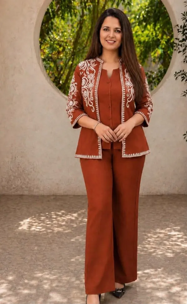 rust-orange_3-piece_co-ord_set