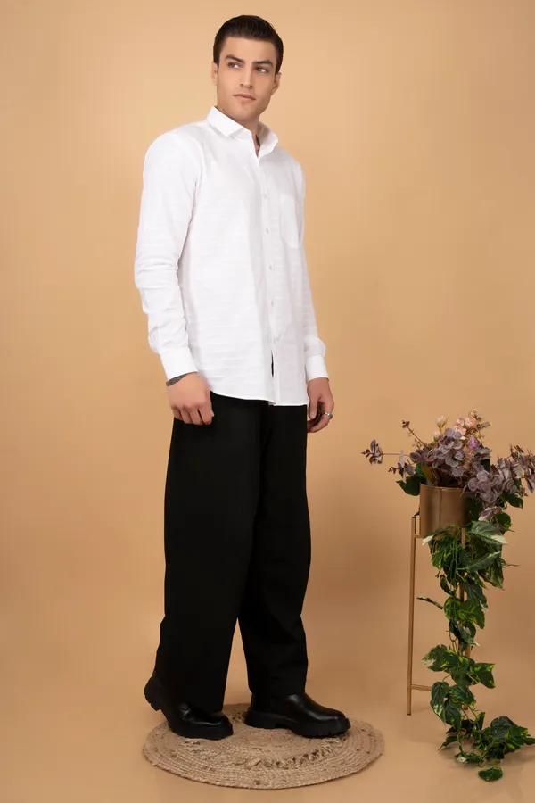 White_Luxury_Giza_Cutway_Collar_Full_Sleeves_Shirts_For_Men