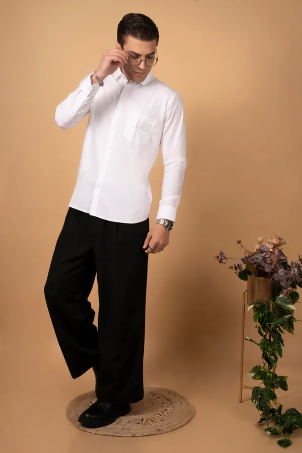 White_Luxury_Cotton_Cutway_Collar_Full_Sleeves_Shirts_For_Men