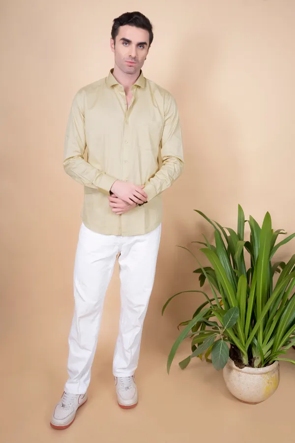 Beige_Cotton_Cutway_Collar_Full_Sleeves_Shirts_For_Men