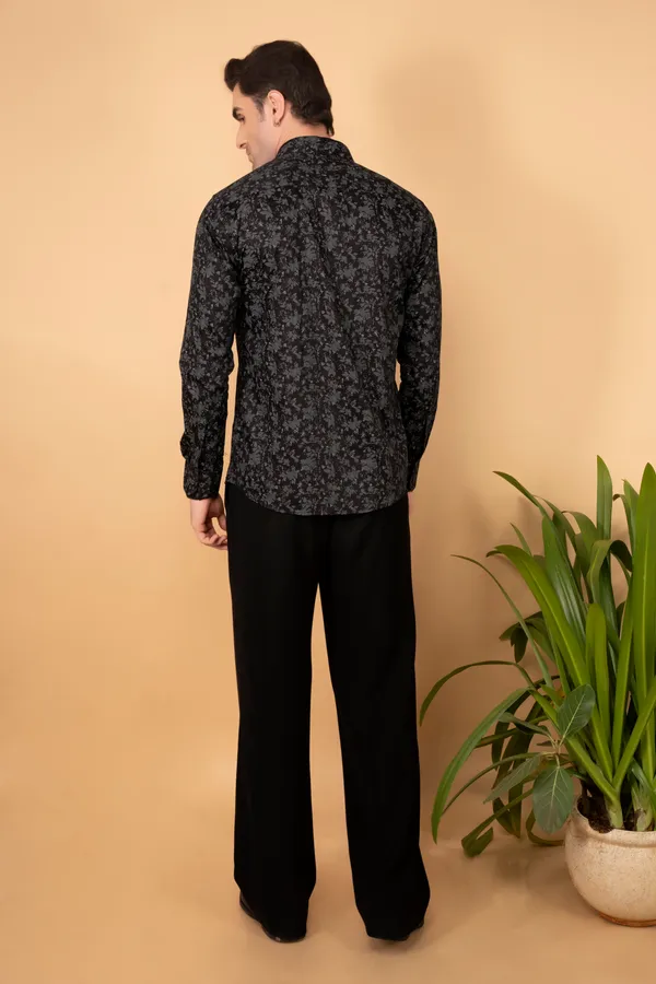 Black_Giza_Cotton_Printed_Slim_Fit_Shirts_For_Men
