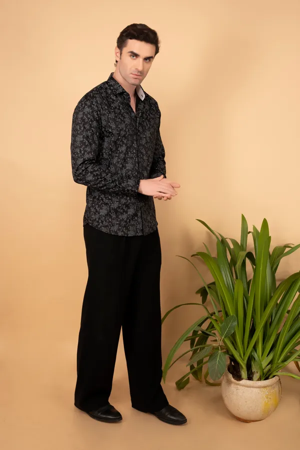 Black_Giza_Cotton_Printed_Slim_Fit_Shirts_For_Men