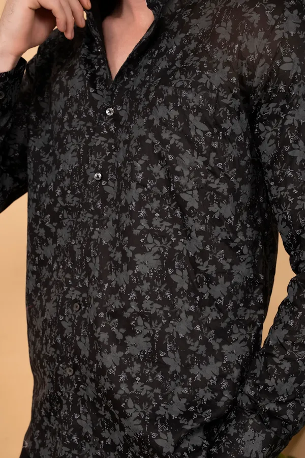 Black_Giza_Cotton_Printed_Slim_Fit_Shirts_For_Men