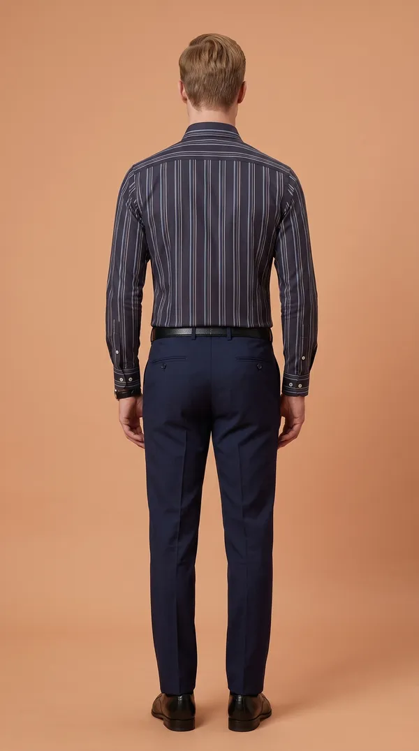 Multi_Colour_Giza_Cotton_Stripes_Slim_Fit_Shirts_For_Men