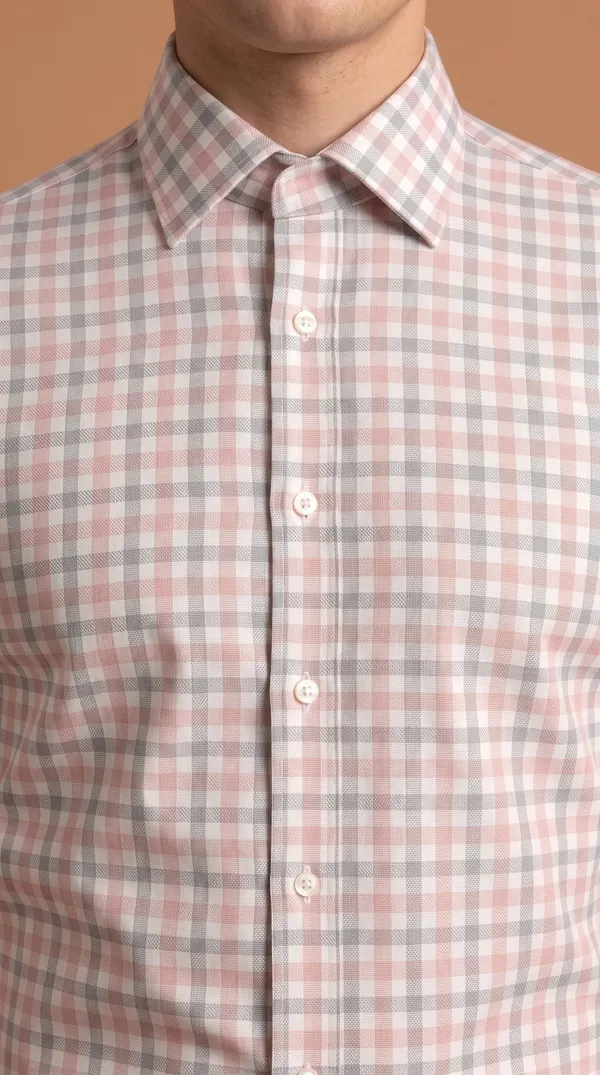 Multi_Colour_Giza_Cotton_Checks_Slim_Fit_Shirts_For_Men