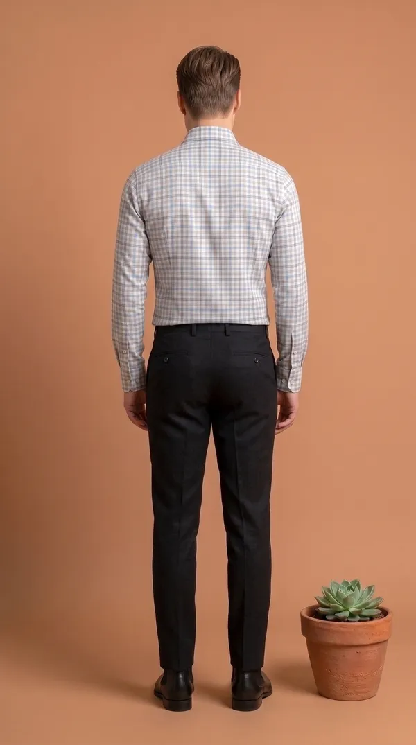 Multi_Colour_Giza_Cotton_Checks_Slim_Fit_Shirts_For_Men