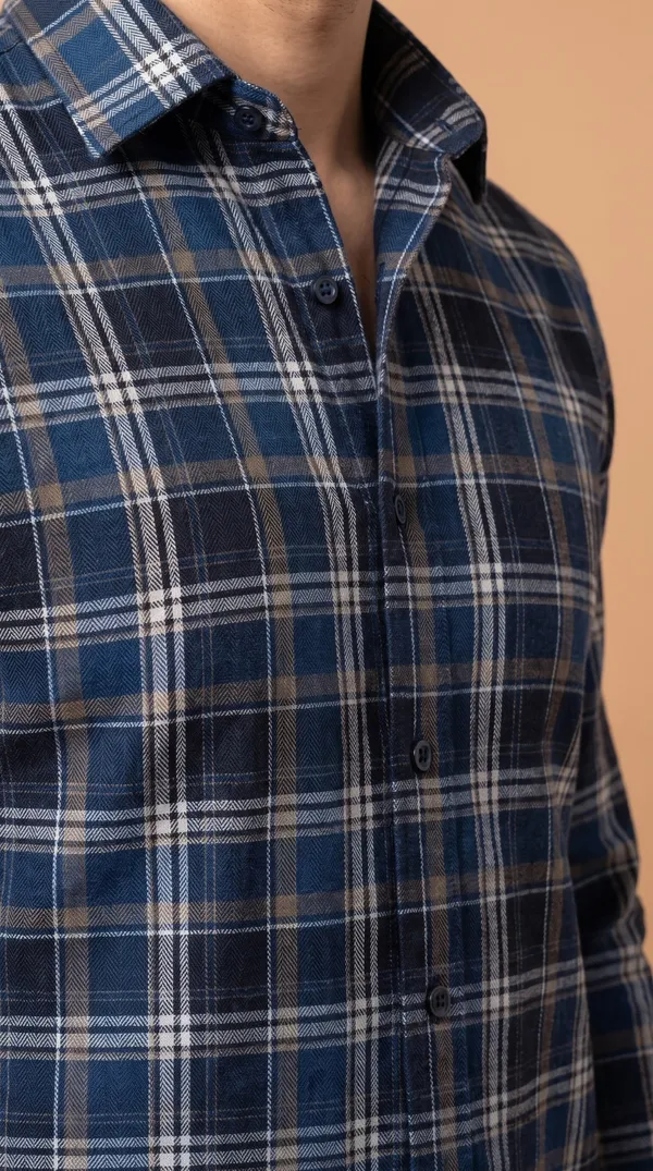 Multi_Colour_Giza_Cotton_Checks_Slim_Fit_Shirts_For_Men