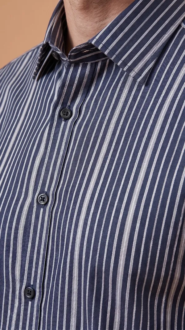 Multi_Colour_Giza_Cotton_Stripes_Slim_Fit_Shirts_For_Men