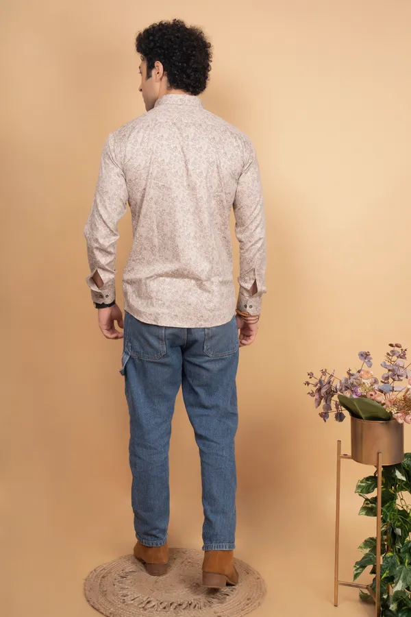 Dark_Beige_Giza_Cotton_Printed_Slim_Fit_Shirts_For_Men