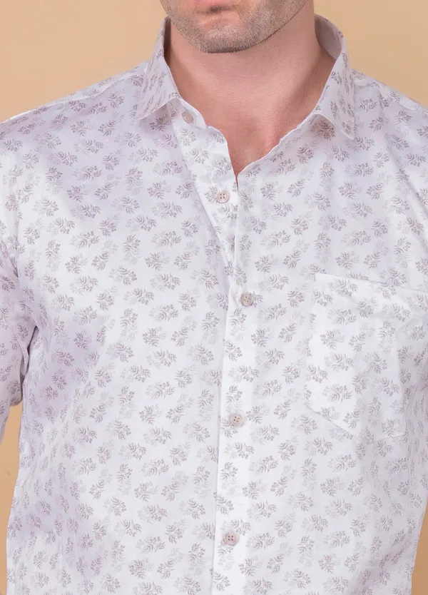 Cream_Giza_Cotton_Printed_Slim_Fit_Shirts_For_Men