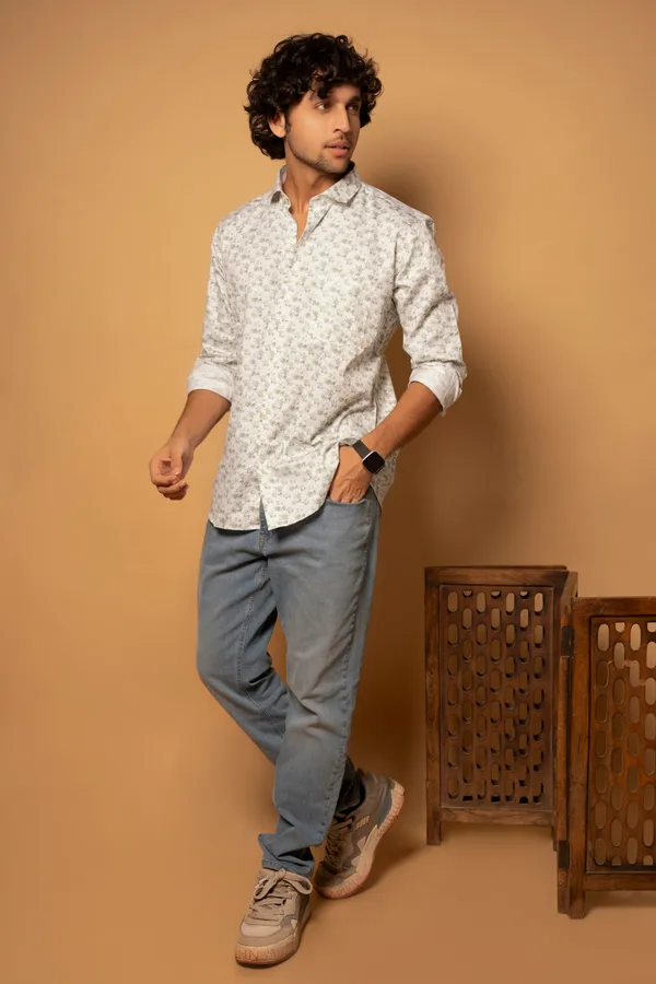 Green_Giza_Cotton_Printed_Slim_Fit_Shirts_For_Men