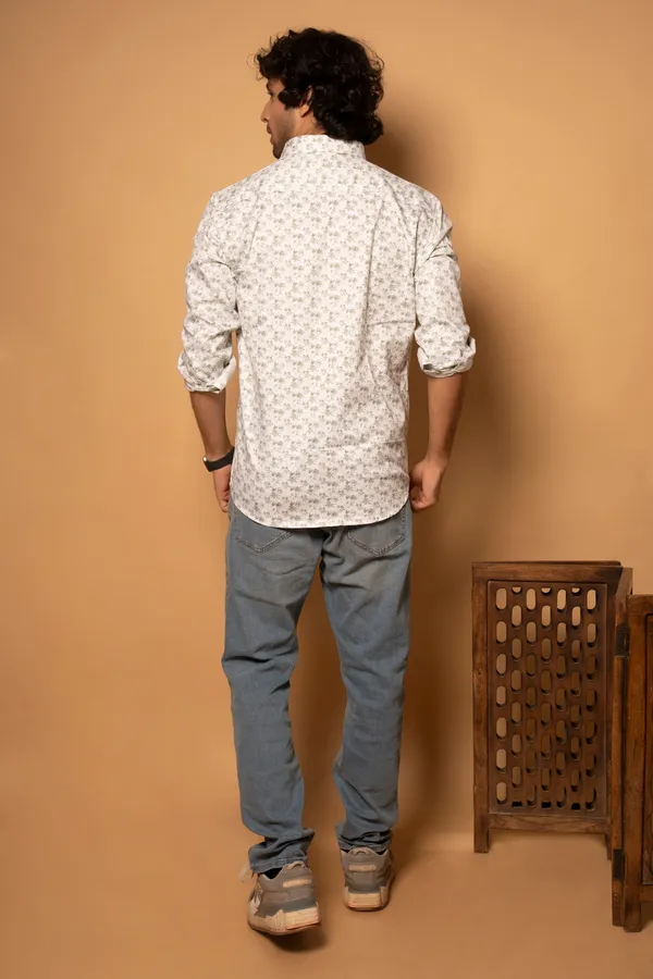 Green_Giza_Cotton_Printed_Slim_Fit_Shirts_For_Men