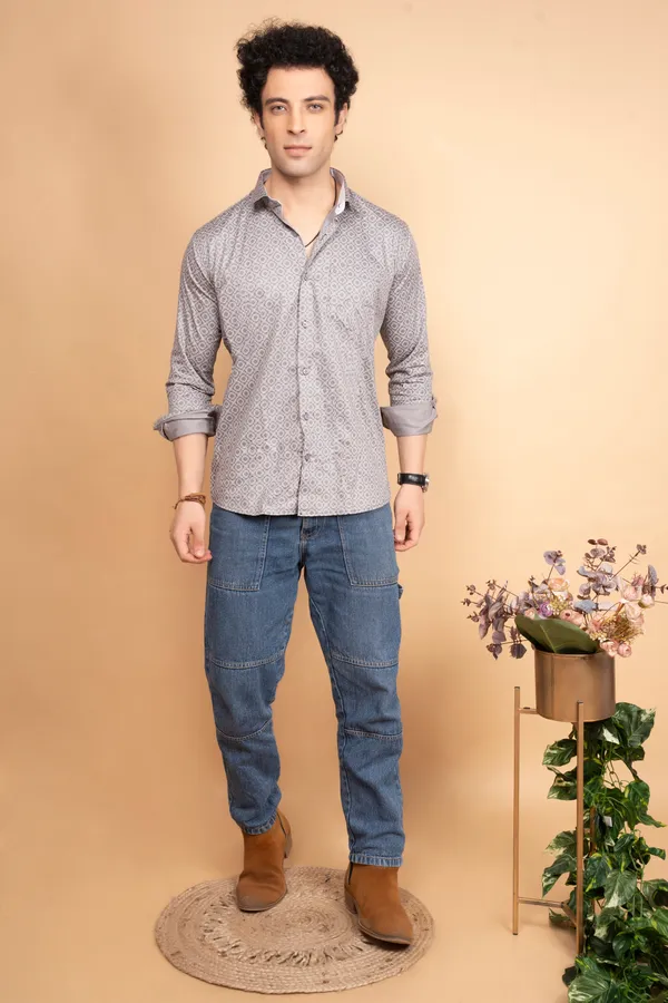 Tan_Giza_Cotton_Printed_Slim_Fit_Shirts_For_Men