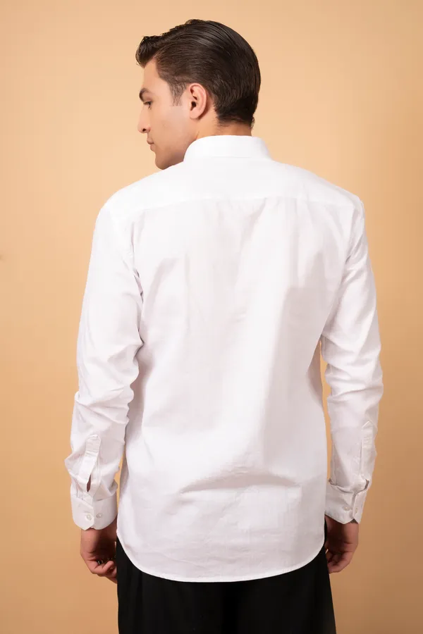 White_Premium_Linen_Cutway_Collar_Full_Sleeves_Shirts_For_Men
