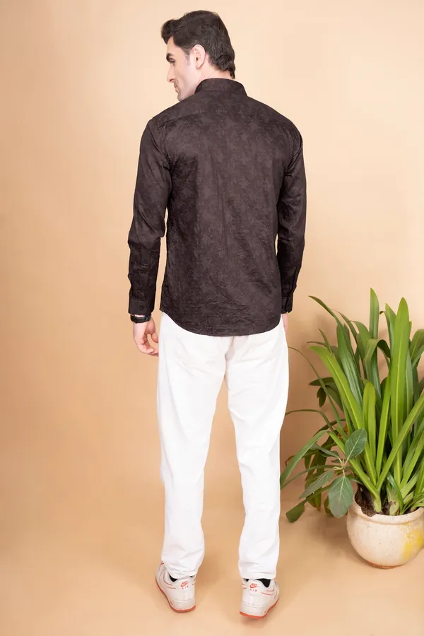 Maroon_Giza_Cotton_Printed_Slim_Fit_Shirts_For_Men