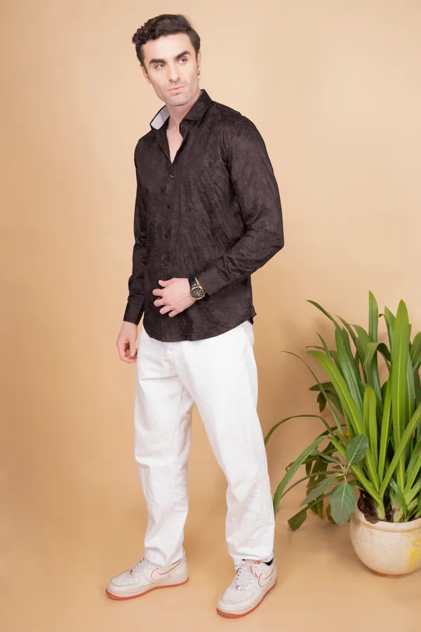 Maroon_Giza_Cotton_Printed_Slim_Fit_Shirts_For_Men