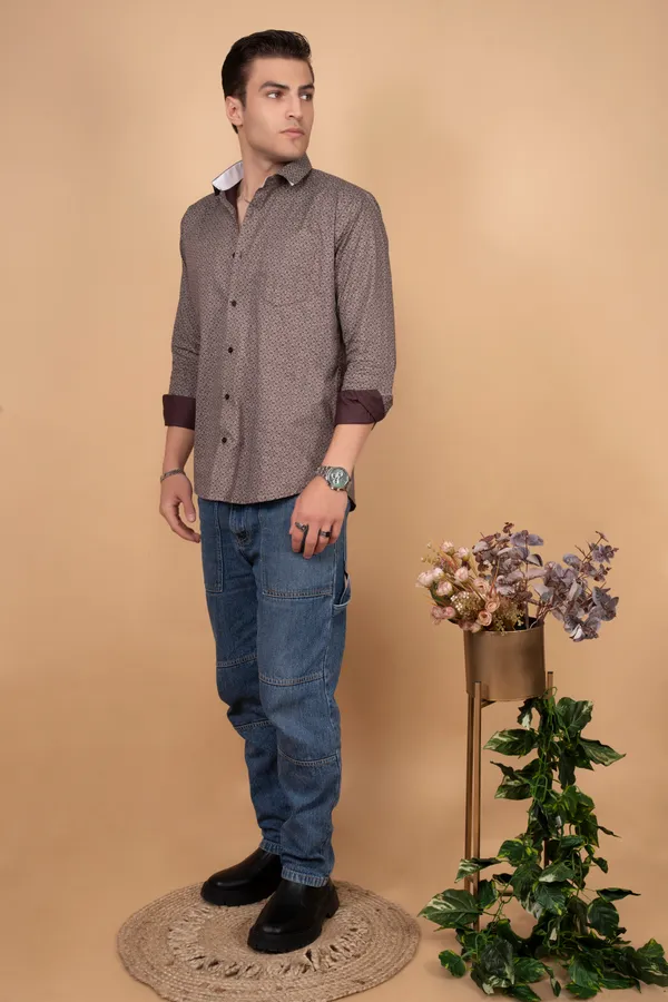 Maroon_Giza_Cotton_Printed_Slim_Fit_Shirts_For_Men