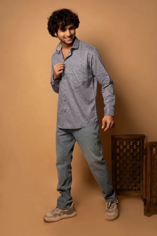 Blue_Giza_Cotton_Printed_Slim_Fit_Shirts_For_Men