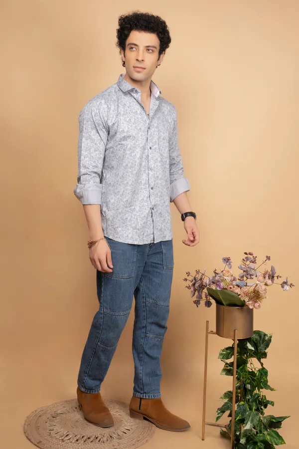 Blue_Giza_Cotton_Printed_Slim_Fit_Shirts_For_Men