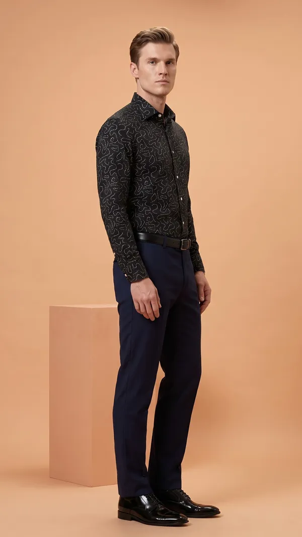 Black_&_White_Giza_Cotton_Printed_Slim_Fit_Shirts_For_Men