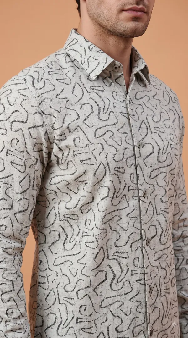 White_&_Black_Giza_Cotton_Printed_Slim_Fit_Shirts_For_Men