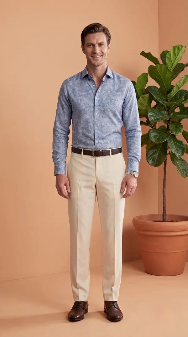 Blue_Giza_Cotton_Printed_Slim_Fit_Shirts_For_Men