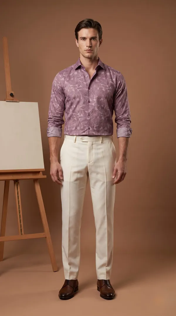 Pink_Giza_Cotton_Printed_Slim_Fit_Shirts_For_Men