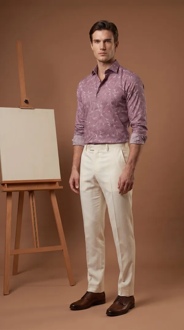 Pink_Giza_Cotton_Printed_Slim_Fit_Shirts_For_Men