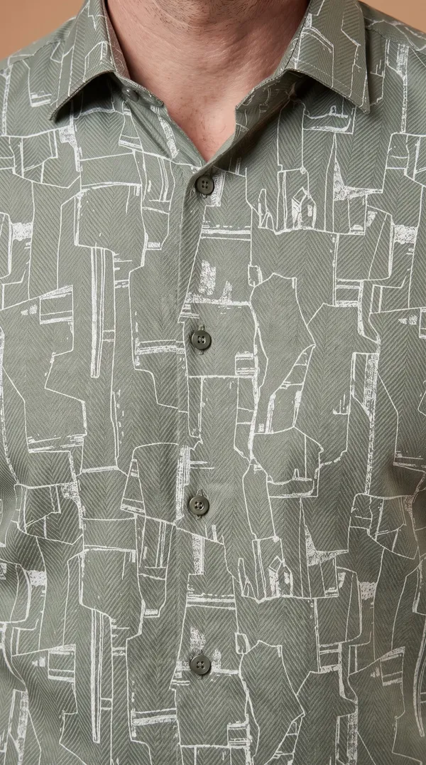 Green_Giza_Cotton_Printed_Slim_Fit_Shirts_For_Men