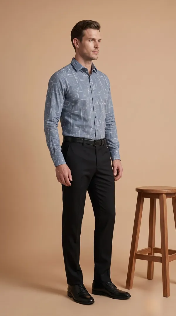 Blue_Giza_Cotton_Printed_Slim_Fit_Shirts_For_Men