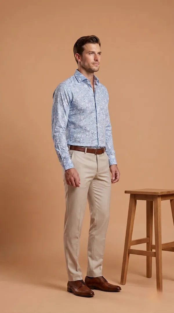 Blue_Giza_Cotton_Printed_Slim_Fit_Shirts_For_Men