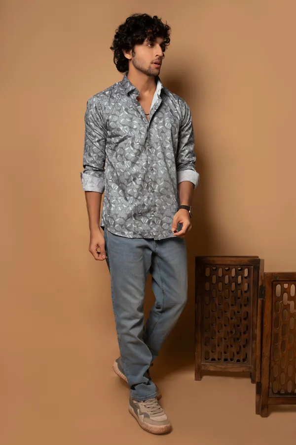 Bluish_Grey_Giza_Cotton_Printed_Slim_Fit_Shirts_For_Men