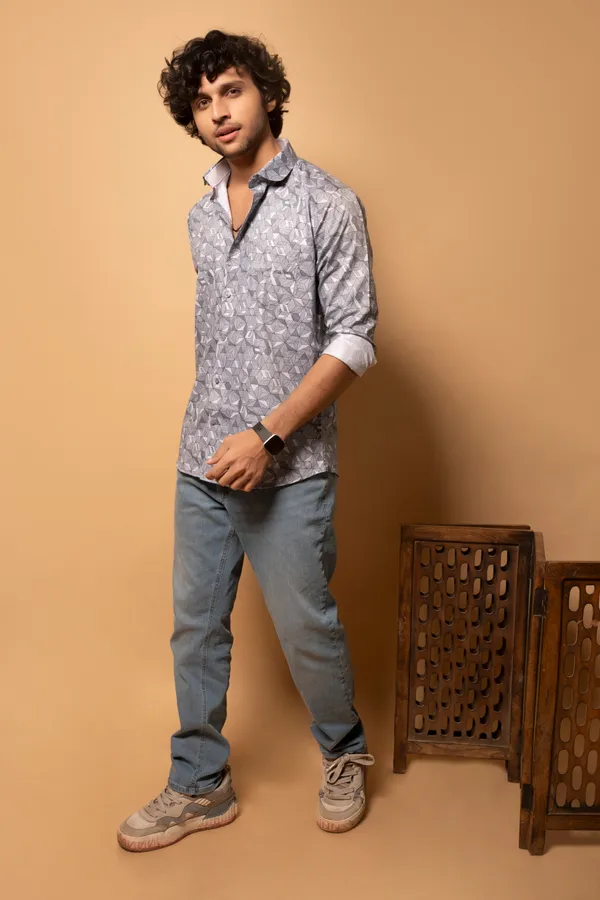 Brown_Giza_Cotton_Printed_Slim_Fit_Shirts_For_Men