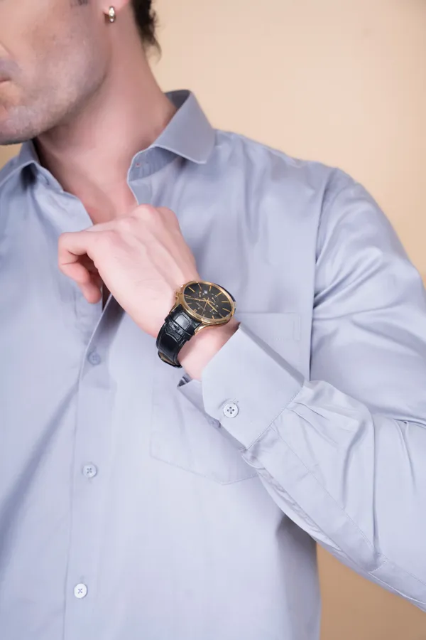 Light_Grey_Cotton_Cutway_Collar_Full_Sleeves_Shirts_For_Men
