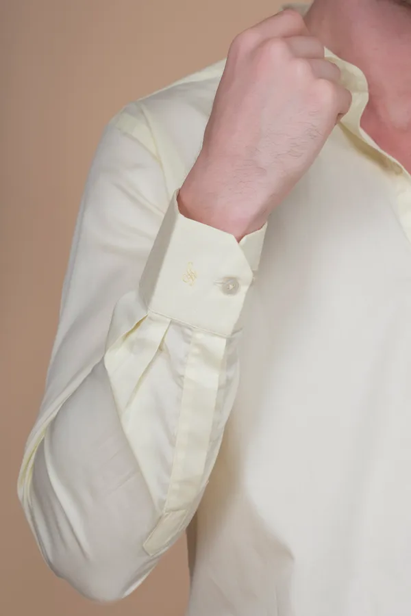 Light_Yellow_Cotton_Cutway_Collar_Full_Sleeves_Shirts_For_Men