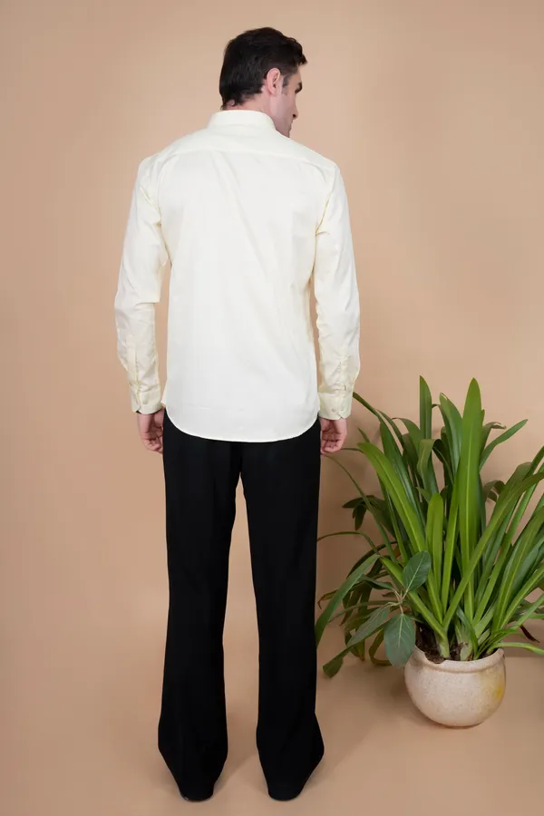 Light_Yellow_Cotton_Cutway_Collar_Full_Sleeves_Shirts_For_Men