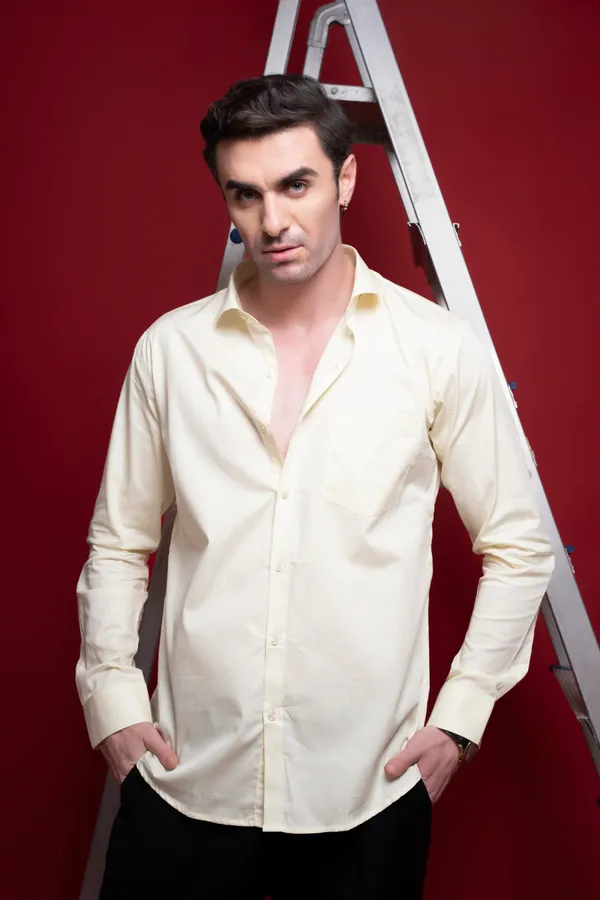 Light_Yellow_Cotton_Cutway_Collar_Full_Sleeves_Shirts_For_Men