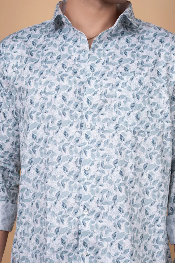 Blue_Giza_Cotton_Printed_Slim_Fit_Shirts_For_Men