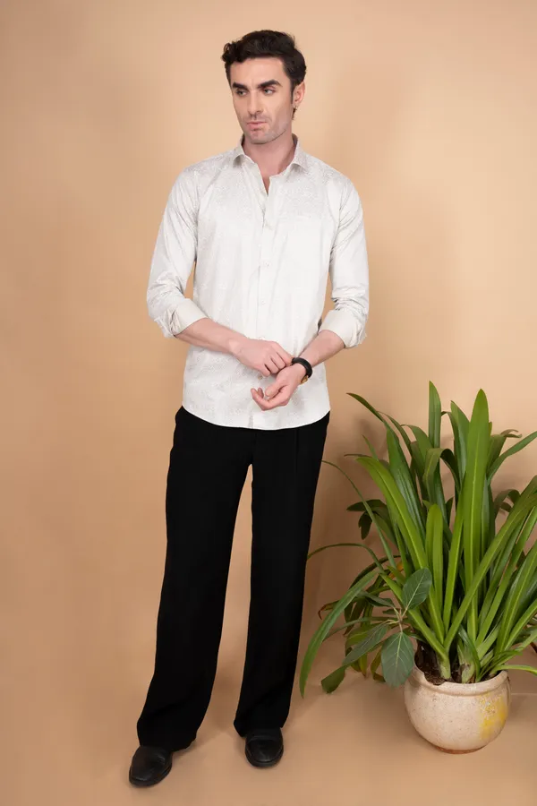 Beige_Giza_Cotton_Printed_Slim_Fit_Shirts_For_Men