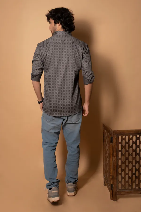 Dark_Grey_Giza_Cotton_Printed_Slim_Fit_Shirts_For_Men