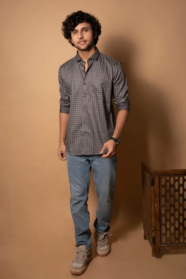 Dark_Grey_Giza_Cotton_Printed_Slim_Fit_Shirts_For_Men