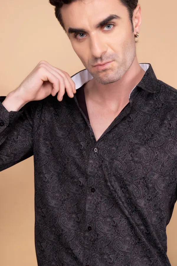 Maroon_Giza_Cotton_Printed_Slim_Fit_Shirts_For_Men