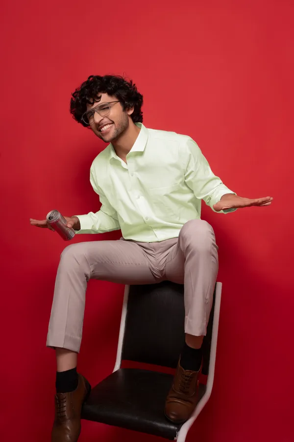 Light_Green_Cotton_Cutway_Collar_Full_Sleeves_Shirts_For_Men