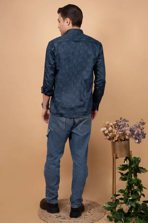 Navy_Blue_Giza_Cotton_Printed_Slim_Fit_Shirts_For_Men